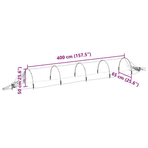 Netztunnel 3er Set 1,5x5 m