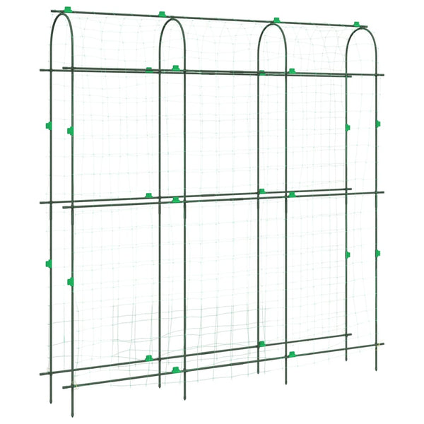 Pflanzennetze U-Rahmen Stahl 3er Set