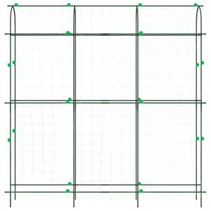 Pflanzennetze U-Rahmen Stahl 3er Set