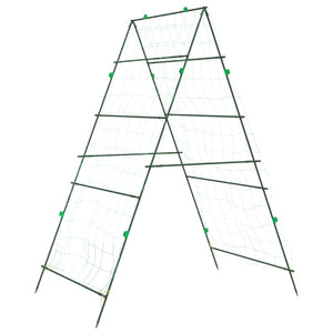 Pflanzennetz A-Rahmen Stahl, 4er Set