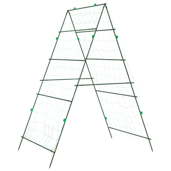 Pflanzennetz A-Rahmen Stahl, 4er Set