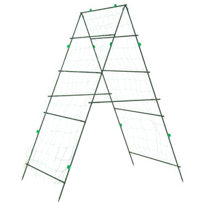 Pflanzennetz A-Rahmen Stahl, 4er Set
