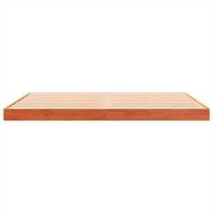 Massivholzbett Kiefer 160x200 cm Wachsbraun