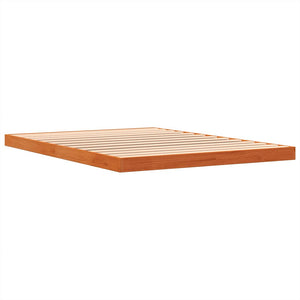 Massivholzbett Kiefer 140x190 cm Wachsbraun