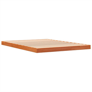 Massivholzbett Kiefer 140x190 cm Wachsbraun
