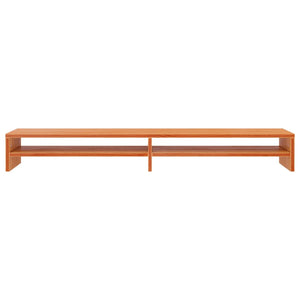 Monitorständer Kiefer Massivholz Wachsbraun 100cm