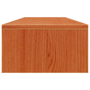 Monitorständer aus Kiefernholz, Wachsbraun, 100 cm