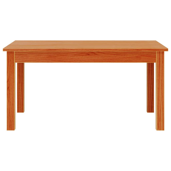 Couchtisch Massivholz Kiefer Wachsbraun 80x50 cm