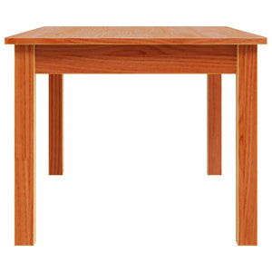 Couchtisch Massivholz Kiefer Wachsbraun 80x50 cm