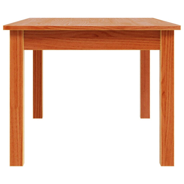 Couchtisch Massivholz Kiefer Wachsbraun 80x50 cm