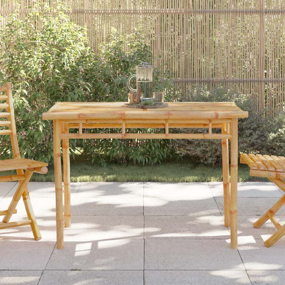 Bambus Garten Esstisch, 110cm