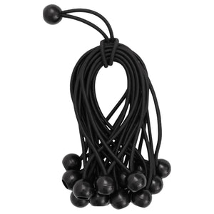 Spanngummis mit Kugel, 25 Stk. - 21cm