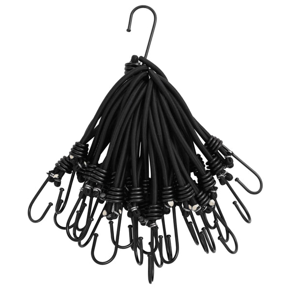 Spanngummis mit Haken, 17 cm, 25 Stk.