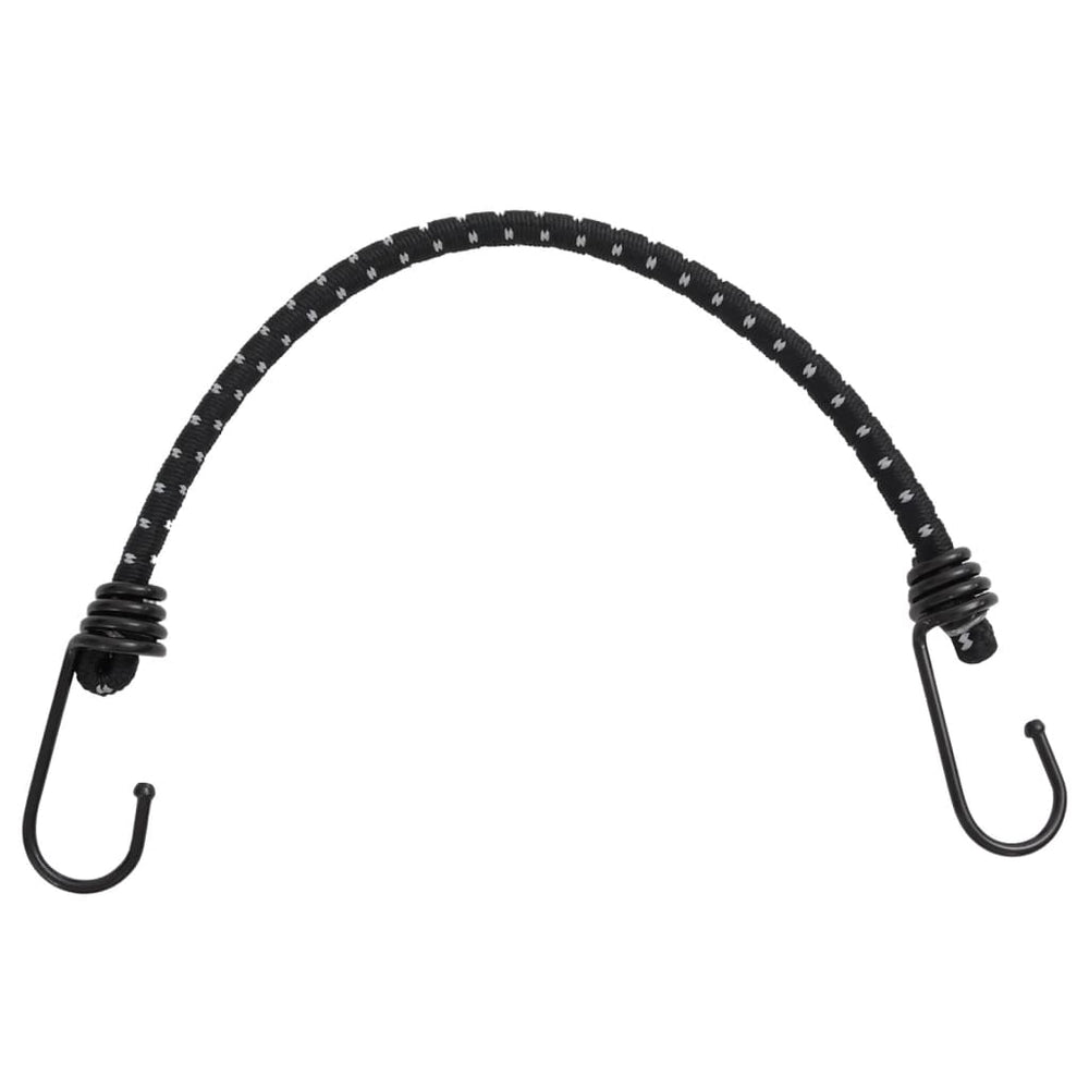 Reflektierende Gummiseile mit Haken, 38 cm, 10 Stk.