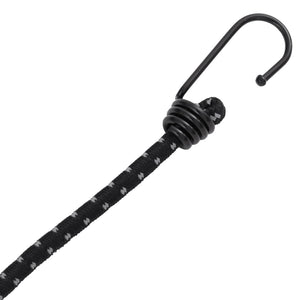 Reflektierende Gummiseile mit Haken, 38 cm, 10 Stk.