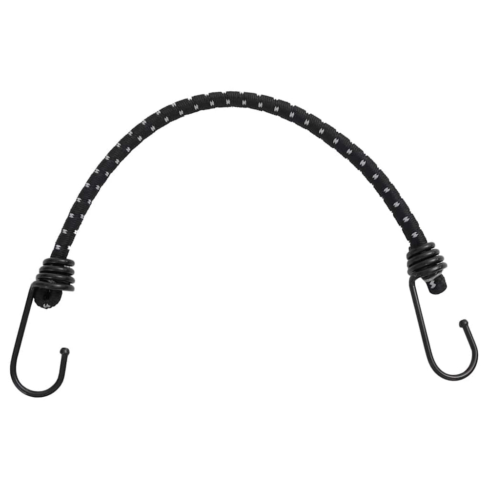 Reflektierende Gummiseile mit Haken, 38 cm, 25 Stk.