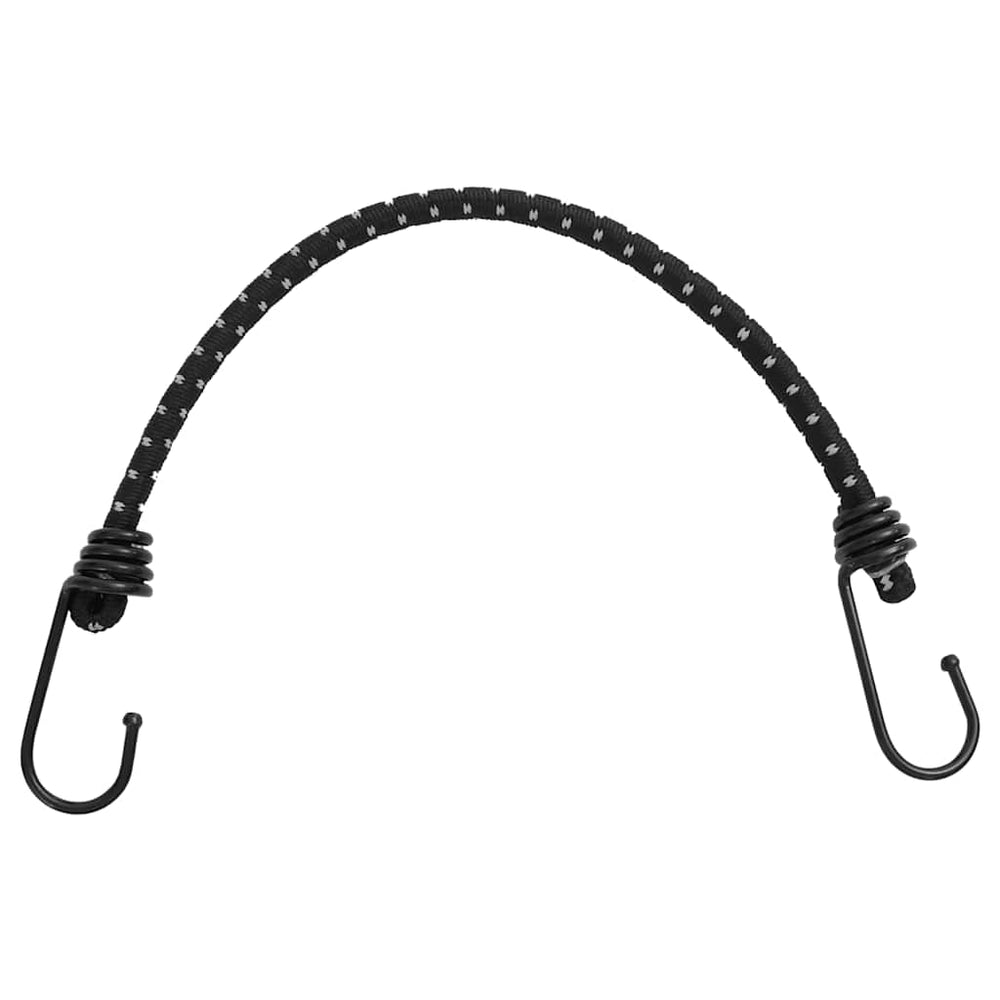 Reflektierende Gummiseile mit Haken, 46 cm, 50 Stk.