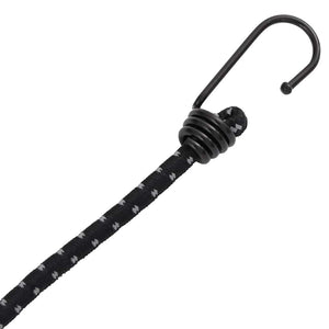 Reflektierende Gummiseile mit Haken, 100cm, 25 Stk.