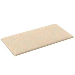 Wandpaneele Kopfteil Creme Stoff 12er Set