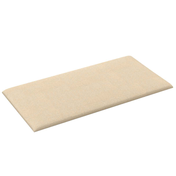 Wandpaneele Kopfteil Creme Stoff 12er Set