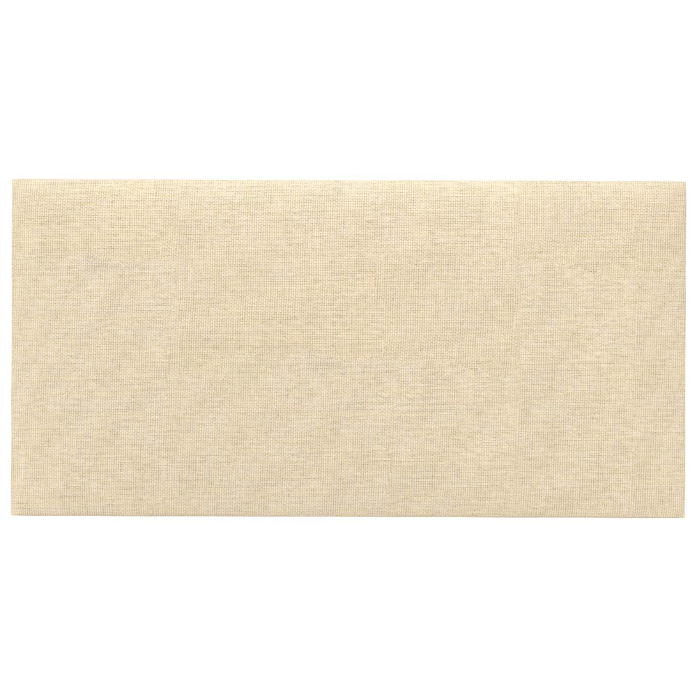 Wandpaneele Kopfteil Creme Stoff 12er Set