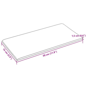 Wandpaneele Kopfteil Creme Stoff 12er Set