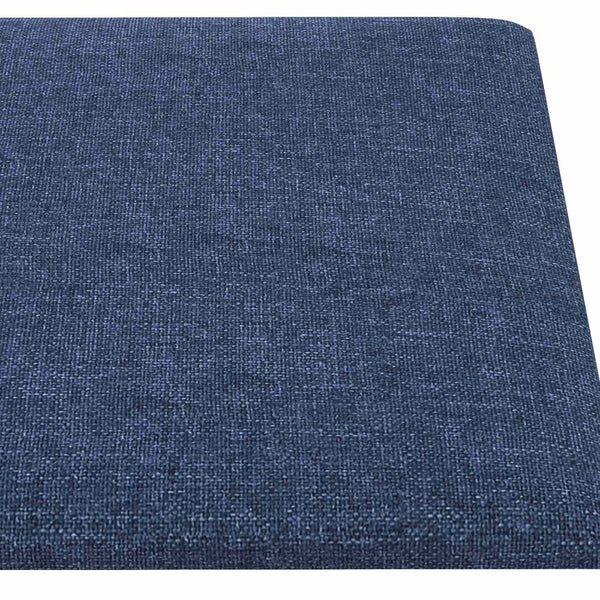Blaue Wandkopfteile 30x15cm, 12er Set