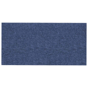 Blaue Wandkopfteile 30x15cm, 12er Set