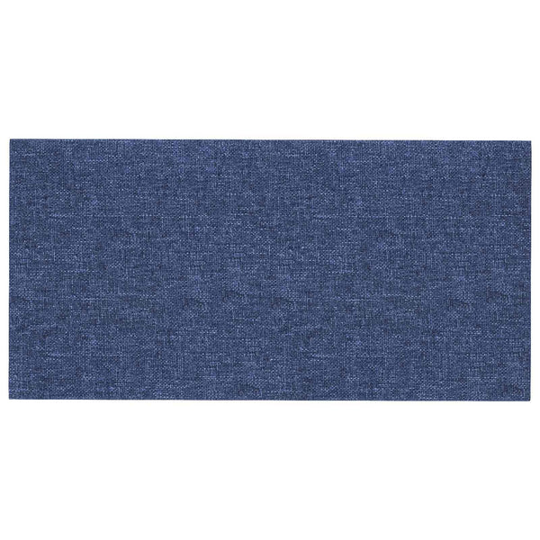 Blaue Wandkopfteile 30x15cm, 12er Set