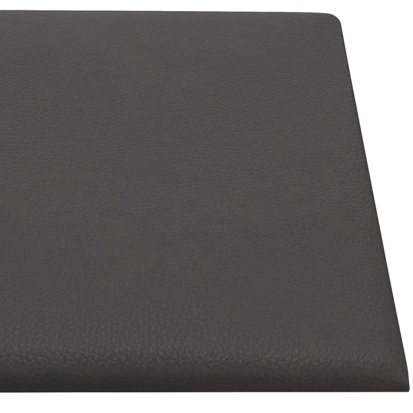 Wandkopfteile Grau Stoff 30x15cm 12er Set
