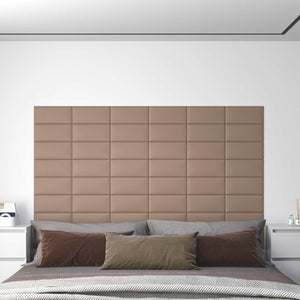 Wandpaneele Cappuccino Stoff 30x15cm, 12 Stk.