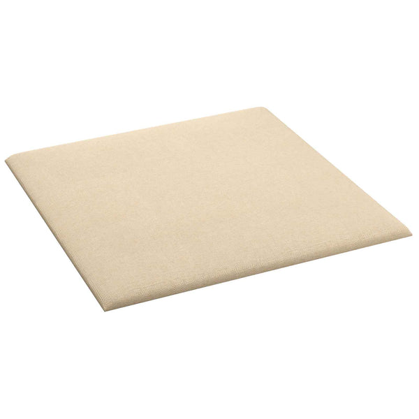 Wandpaneele Kopfteil Creme Stoff 30x30cm 12er Set