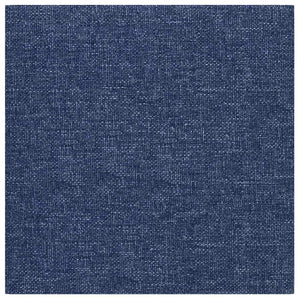 Wandpaneele Kopfteil Stoff Blau 30x30cm 12 Stk.