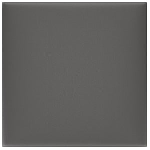 Wandkopfteile Grau Stoff 30x30cm, 12 Stk.