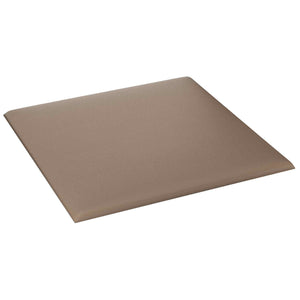 Wandkopfteile Cappuccino Stoff 30x30cm, 12 Stk.