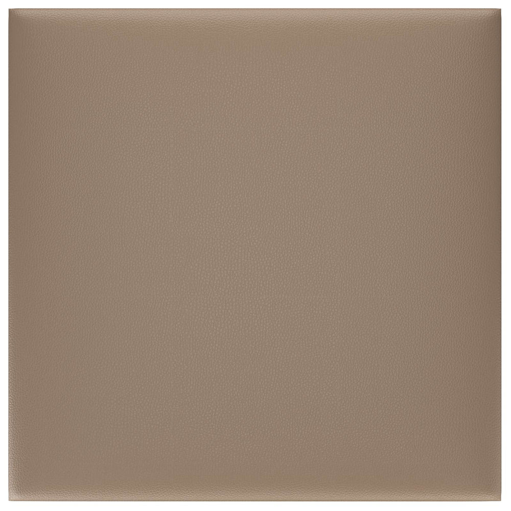 Wandkopfteile Cappuccino Stoff 30x30cm, 12 Stk.