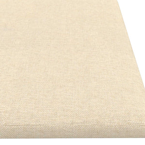 Wandpaneele Kopfteil Creme 60x15cm, 12er Set