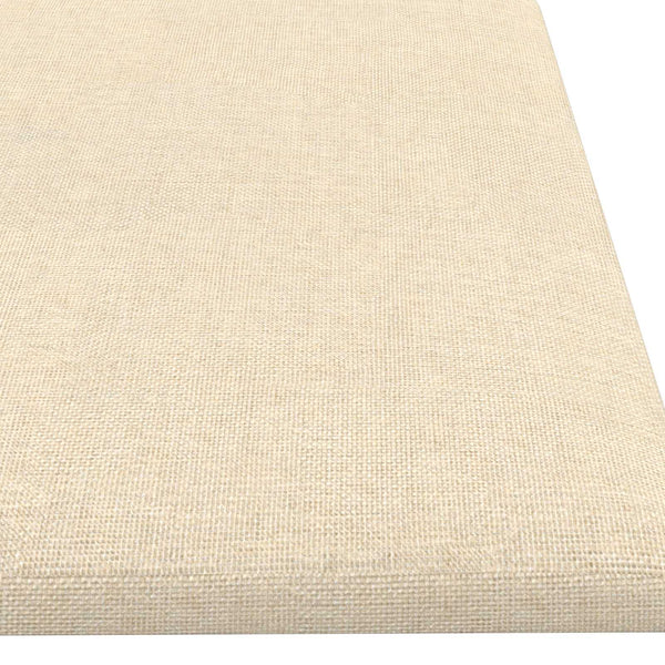 Wandpaneele Kopfteil Creme 60x15cm, 12er Set