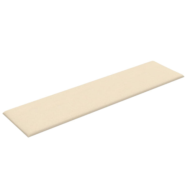 Wandpaneele Kopfteil Creme 60x15cm, 12er Set