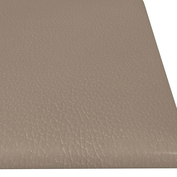 Wandkopfteile Cappuccino Stoff 60x15cm, 12er Set