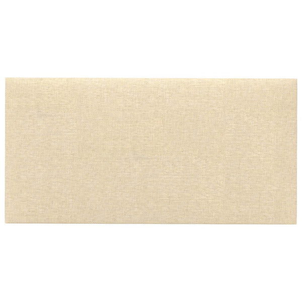 Wandkopfteile Creme 60x30 cm, 12er Set