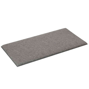 vidaXL Têtes de lit murales 12 pcs Gris clair 60 x 30 cm Tissu