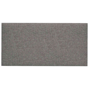 vidaXL Têtes de lit murales 12 pcs Gris clair 60 x 30 cm Tissu