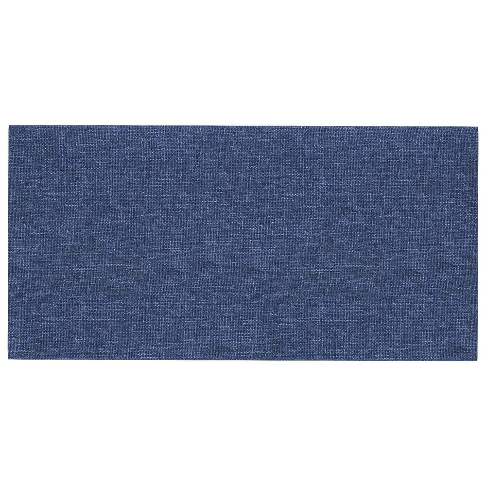 Wandkopfteile Stoff Blau 60x30cm 12er Set
