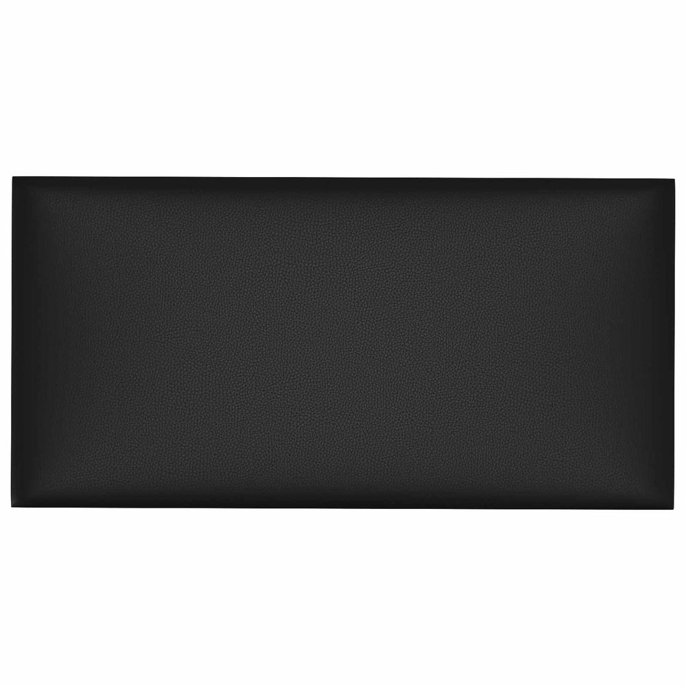 Wandkopfteile Schwarz Stoff 60x30cm 12er Set