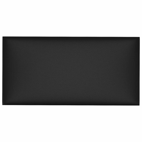 Wandkopfteile Schwarz Stoff 60x30cm 12er Set