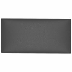 Graue Wandkopfteile Stoff 60x30cm - 12er Set