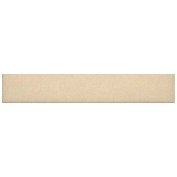 Wandpaneele Creme Stoff 90x15cm, 12er Set