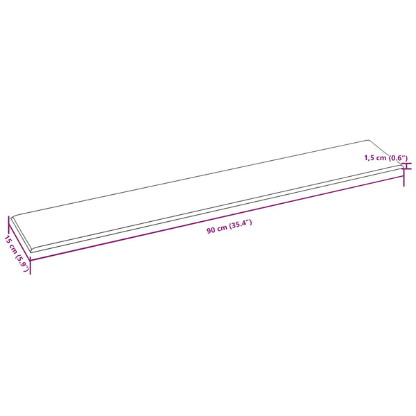 Wandpaneele Creme Stoff 90x15cm, 12er Set
