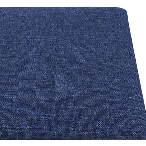 Wandkopfteile Blau 90x15 cm, 12 Stk.